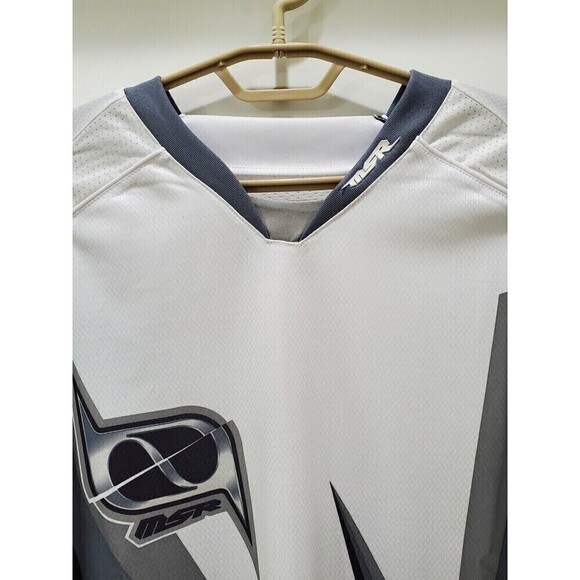 MSR MOTOR CROSS RACING MOTORCYCLE LONG SLEEVE TOP SHIRT MEN XL PADDED ELBOWS - Picture 13 of 16